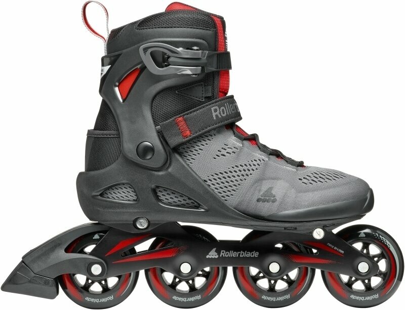 Rollerblade Macroblade 84 Dark Grey/Red 45,5 Rollers en ligne