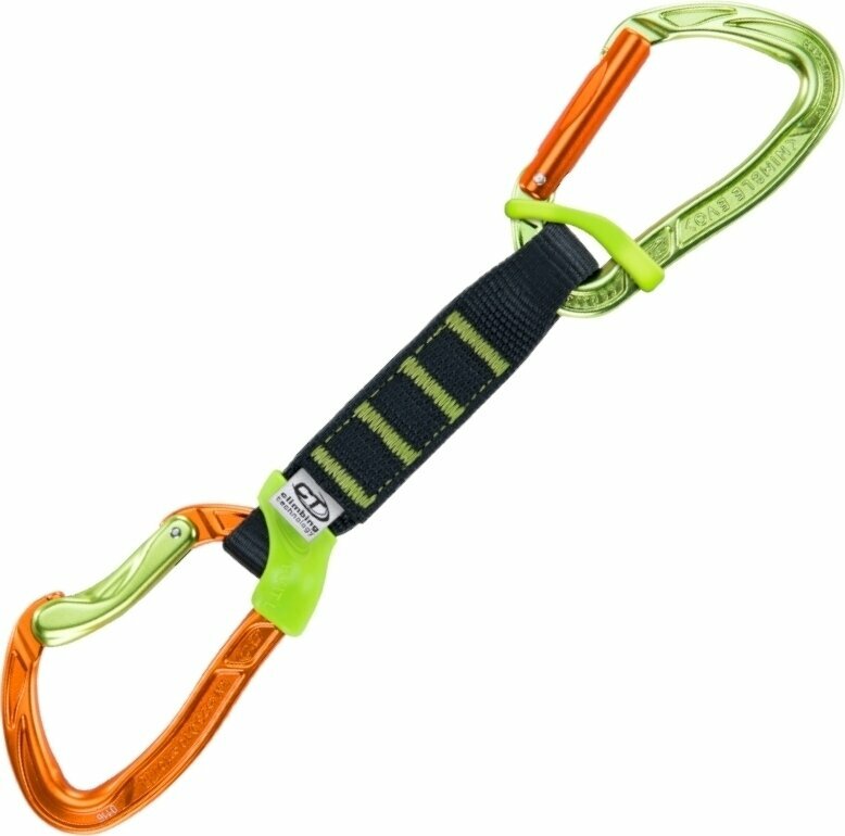 Climbing Technology Nimble EVO Pro NY Dégainer rapidement Green/Orange Solid Straight/Solid Bent Gate 12.0