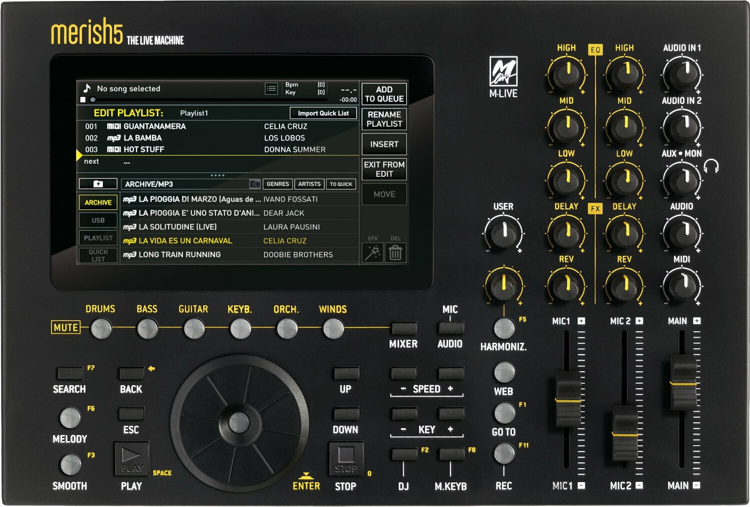 M-Live Merish 5+ Clavier professionnel