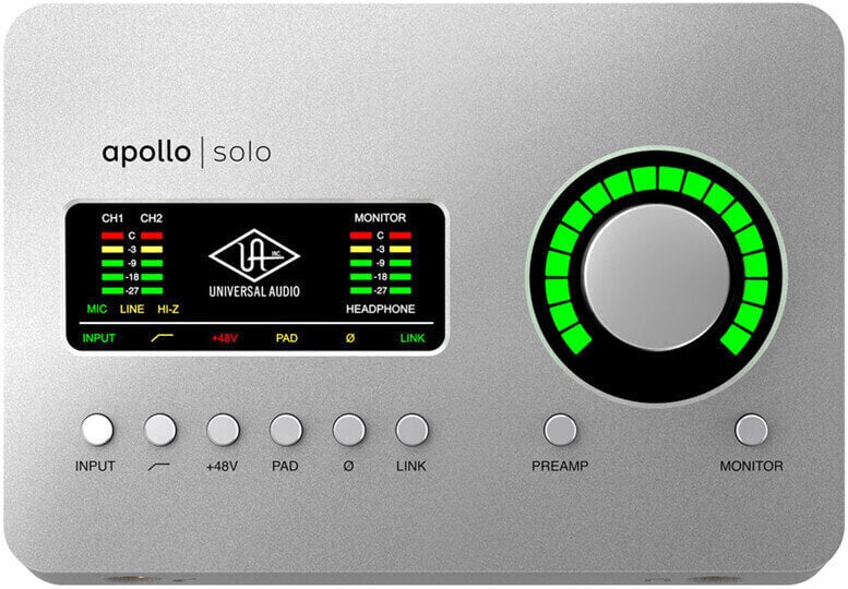 Universal Audio Apollo Solo USB Heritage Edition Interface audio USB