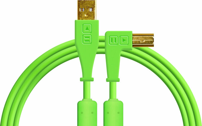 DJ Techtools Chroma Cable Vert 1,5 m Câble USB