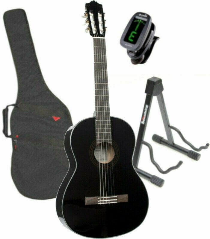 Yamaha C40 SET 4/4 Gloss Black Guitare classique