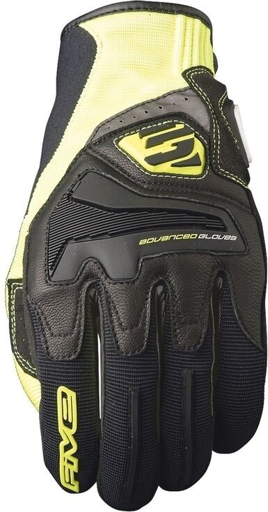 Five RS4 Yellow/Black M Gants de moto