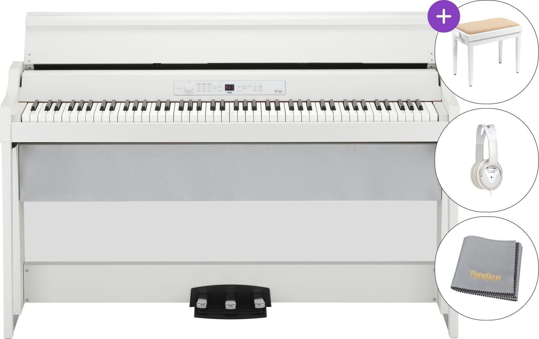 Korg G1B Air SET Piano numérique White