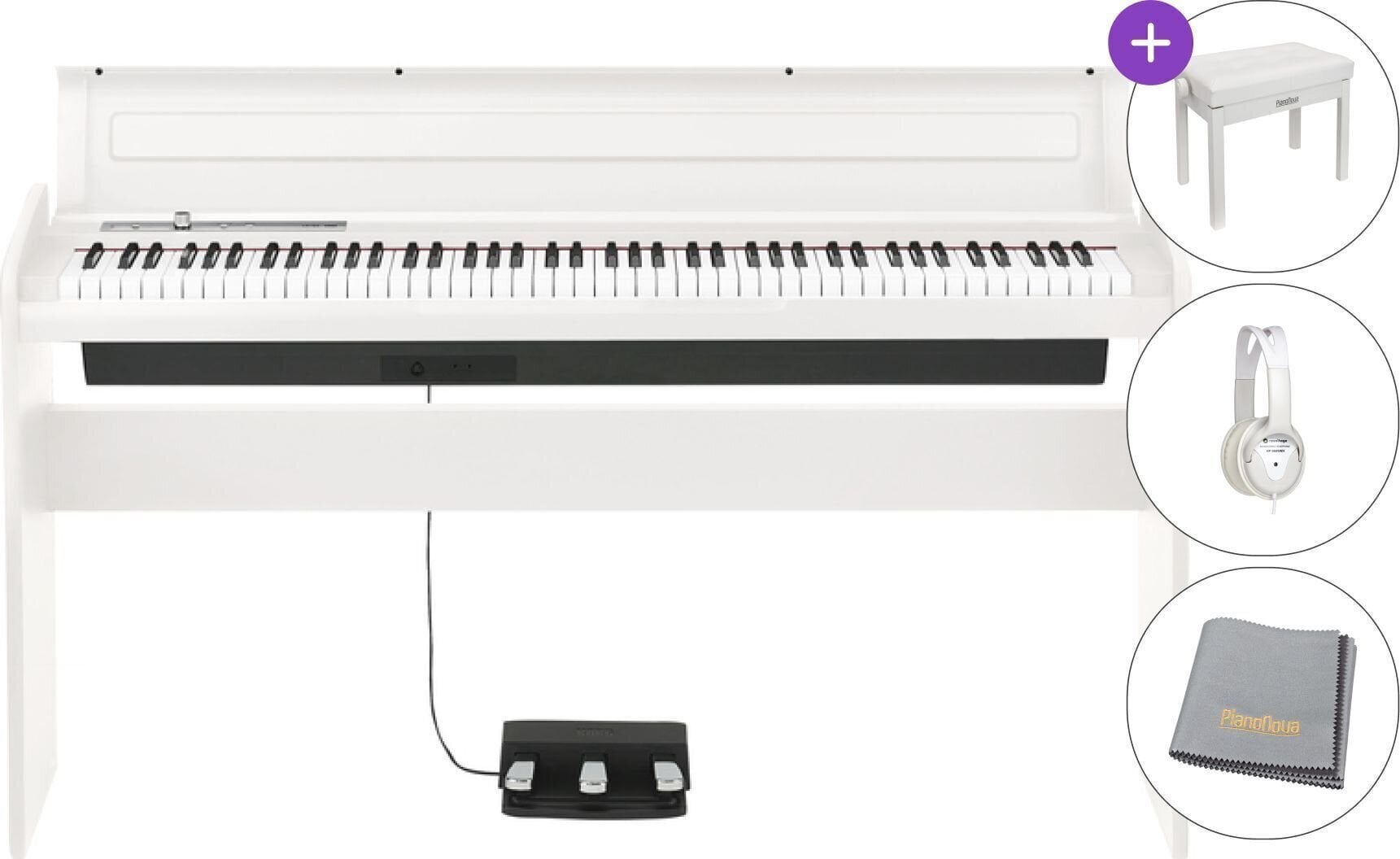Korg LP180 SET Piano numérique White