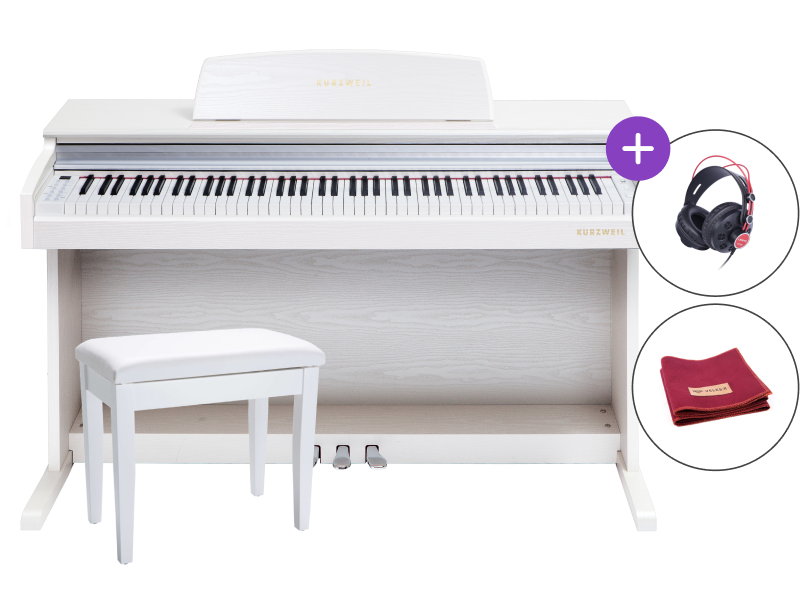 Kurzweil M210-WH Set Blanc Piano numérique