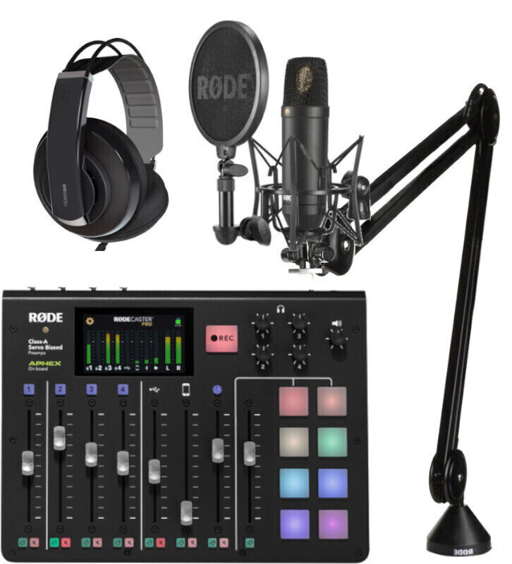 Rode NT1 Youtube & Podcast SET 3 Microphone à condensateur pour studio