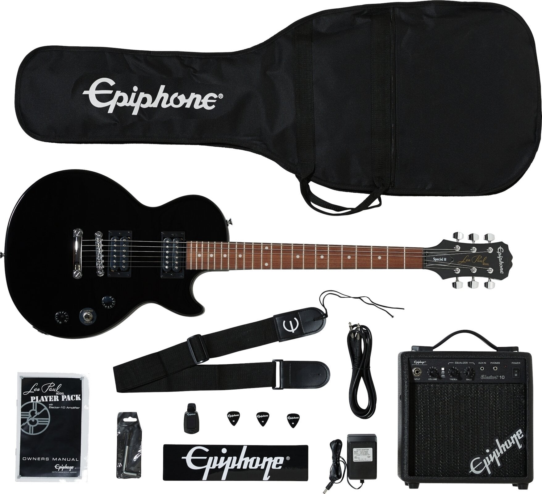 Epiphone Les Paul Special-II Ebony Guitare électrique