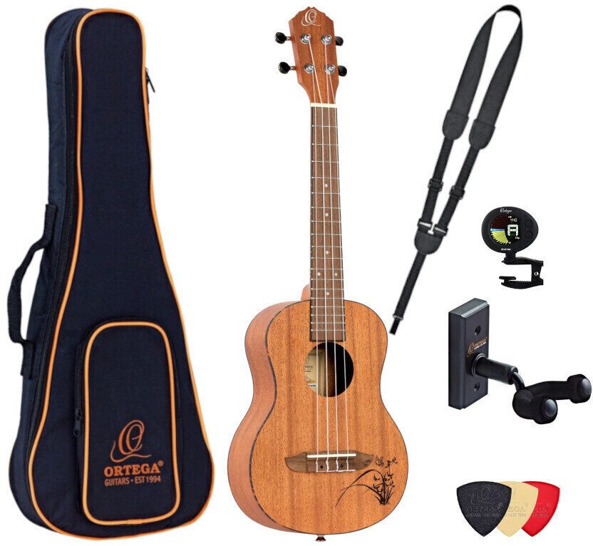 Ortega RU5MM-TE Deluxe SET Ukulélé tenor Natural