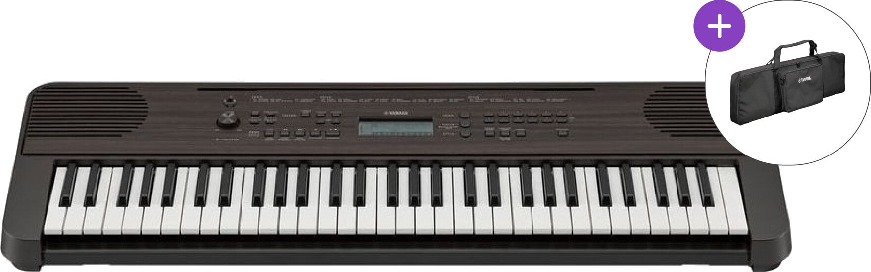 Yamaha PSR E360 Cover SET Clavier dynamique Dark Walnut