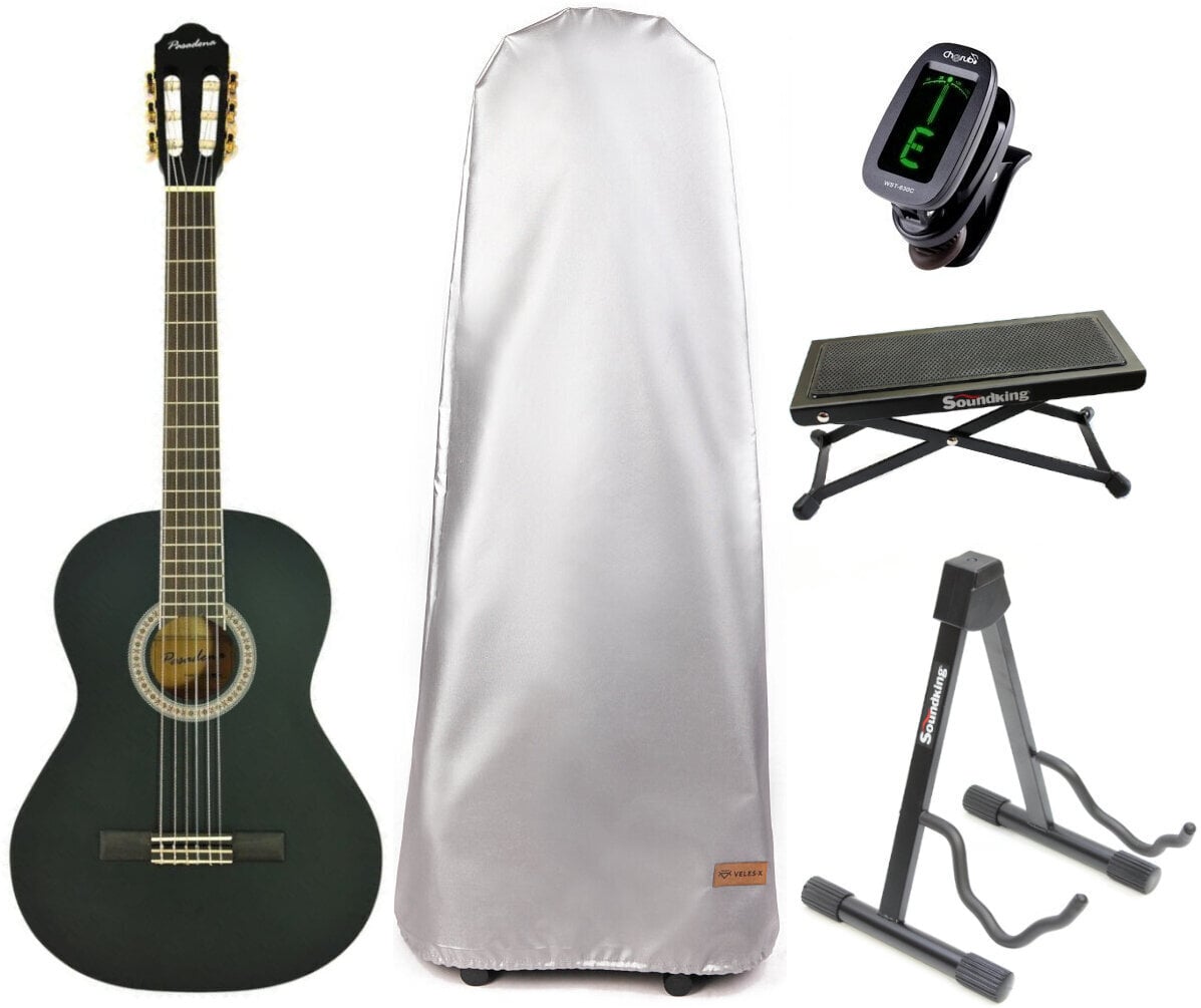 Pasadena SC01SL 4/4 Black Guitare classique