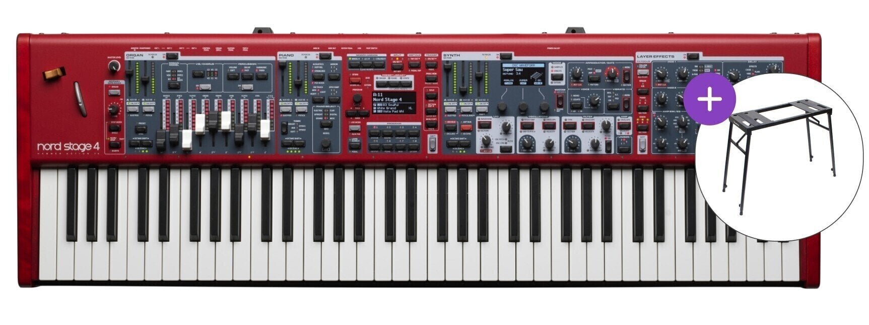 NORD STAGE 4 73 STND SET Piano de scène