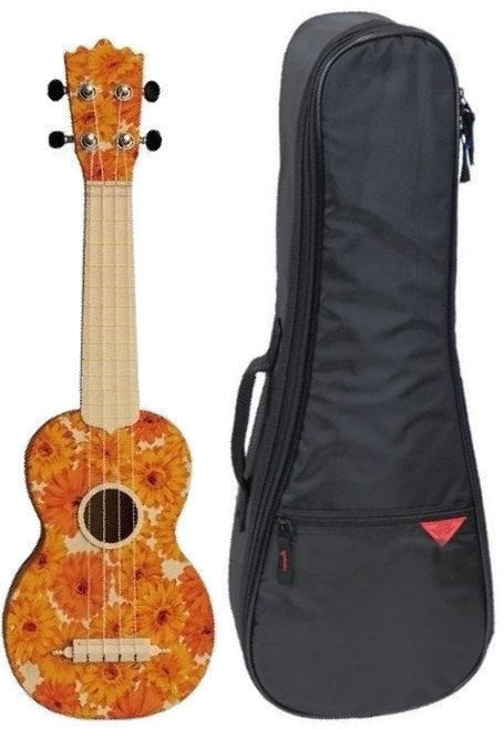 Pasadena WU-21F1-WH SET Ukulélé soprano Orange