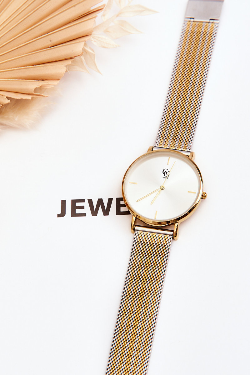Women's Watch GG Luxe Silver Gold Fiber 1210003119497