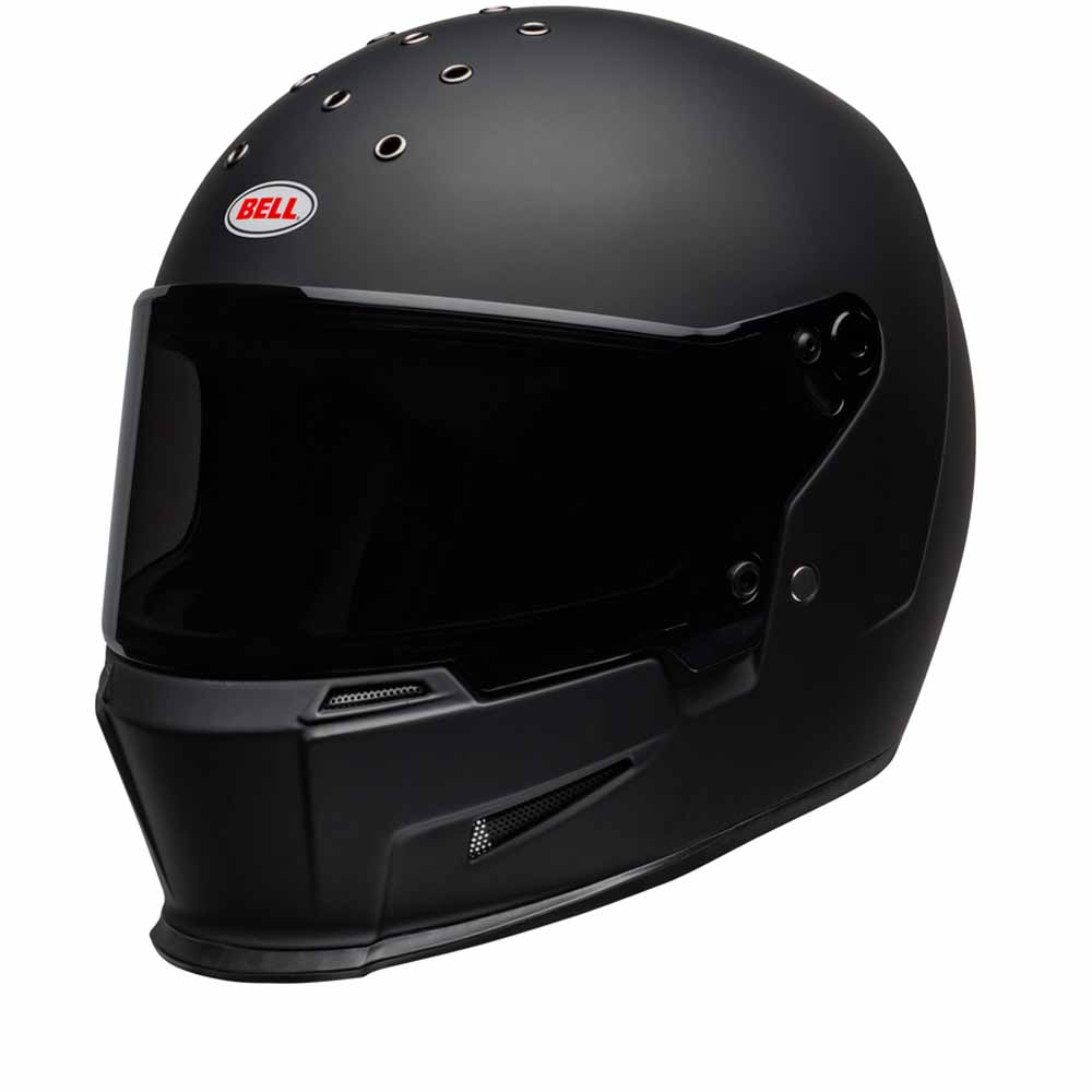 Bell Eliminator Matte Black Full Face Helmet Größe L 196178188494