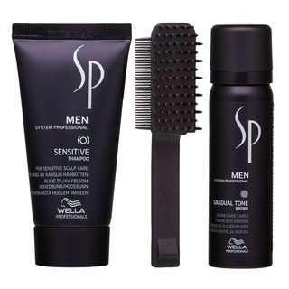 Wella Professionals SP Men Gradual Tone Set zur Wiederherstellung der natürlichen Haarfarbe Brown 60 ml 4015600226077