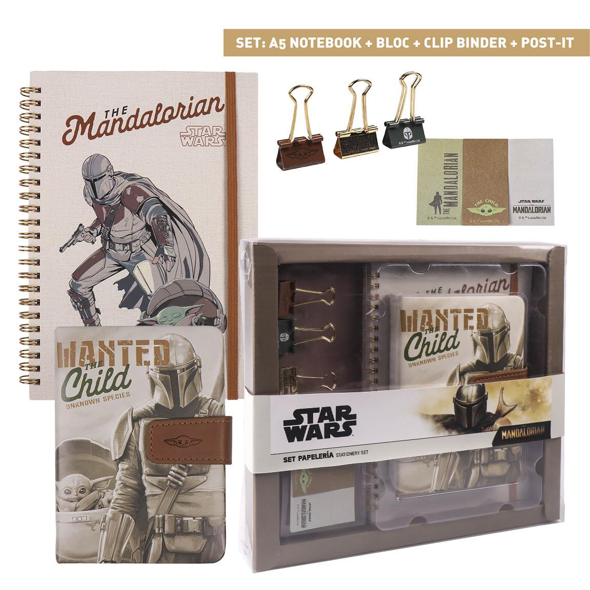 STATIONERY SET THE MANDALORIAN THE CHILD 8427934487592