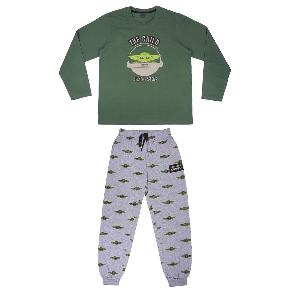 LONG PAJAMAS SINGLE JERSEY THE MANDALORIAN THE CHILD 8427934498406