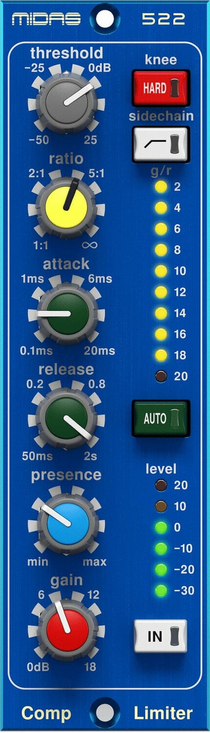Midas Compressor Limiter 522 V2 Dynamic effect 4033653081405