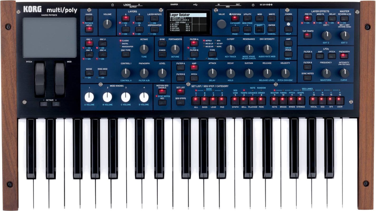 Korg Multi/Poly Synthesizer 4959112245433