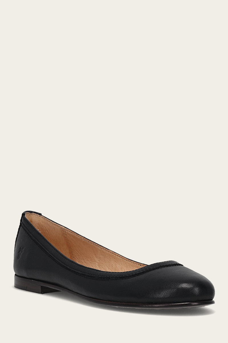 FRYE Carson Ballet Flats in Black - Size 7.5 190918763064