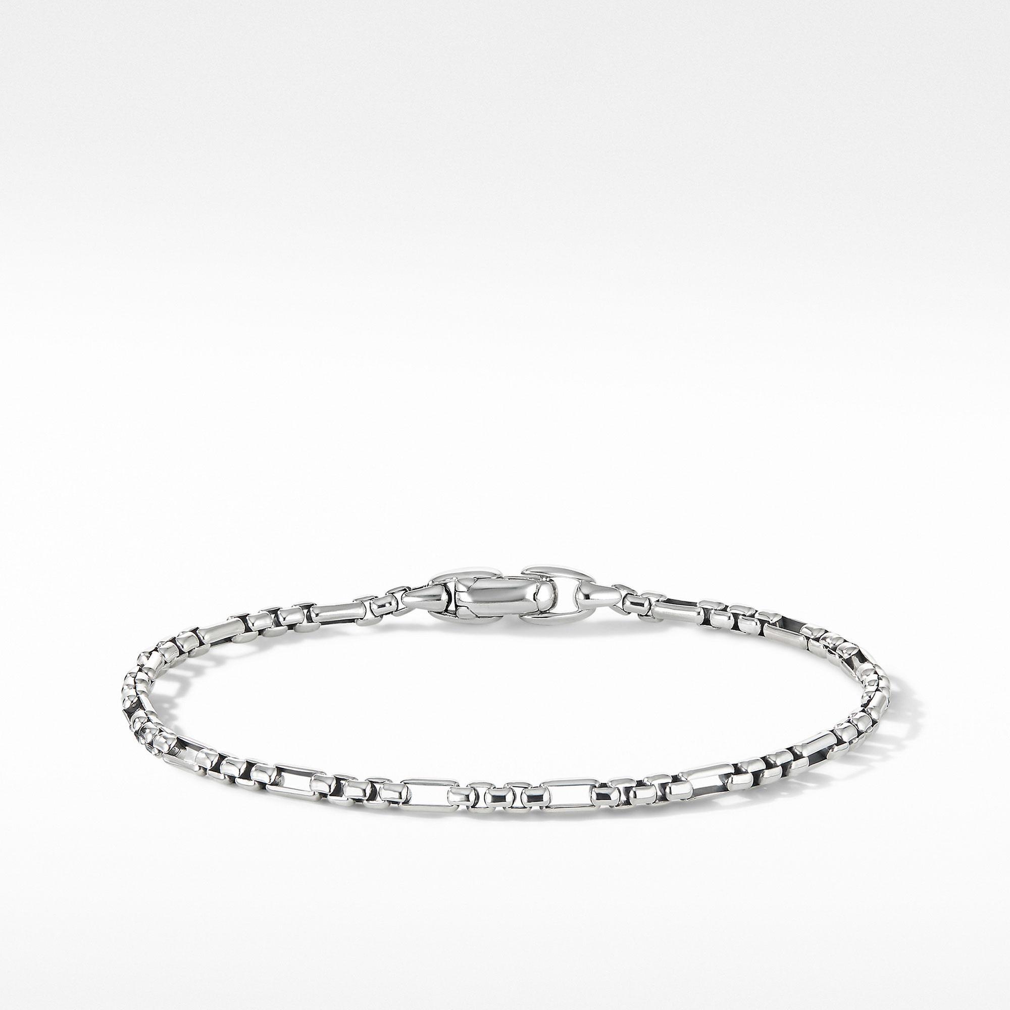 Men's David Yurman Open Station Box Chain Bracelet, 3mm 192740958694
