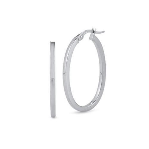 Roberto Coin Perfect White Gold Small Hoop Earrings 801200139909
