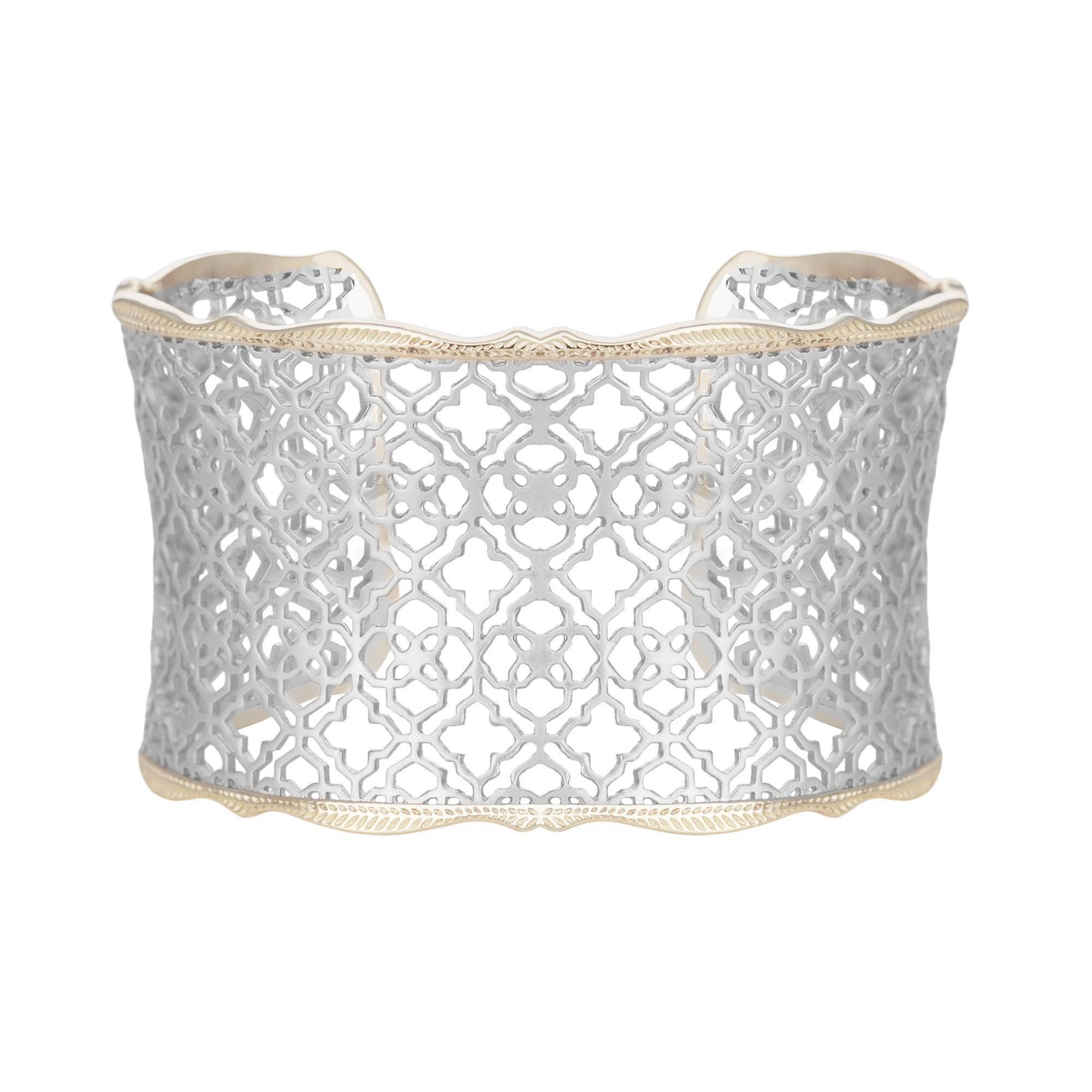 Kendra Scott Candice Cuff Bracelet in Silver Tone 842177125007