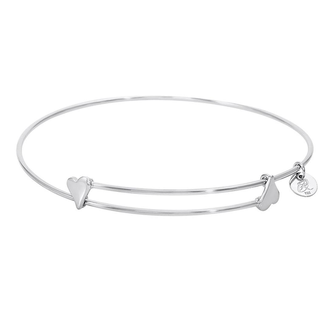 Sterling Silver Sweet Bangle Bracelet 844941095226