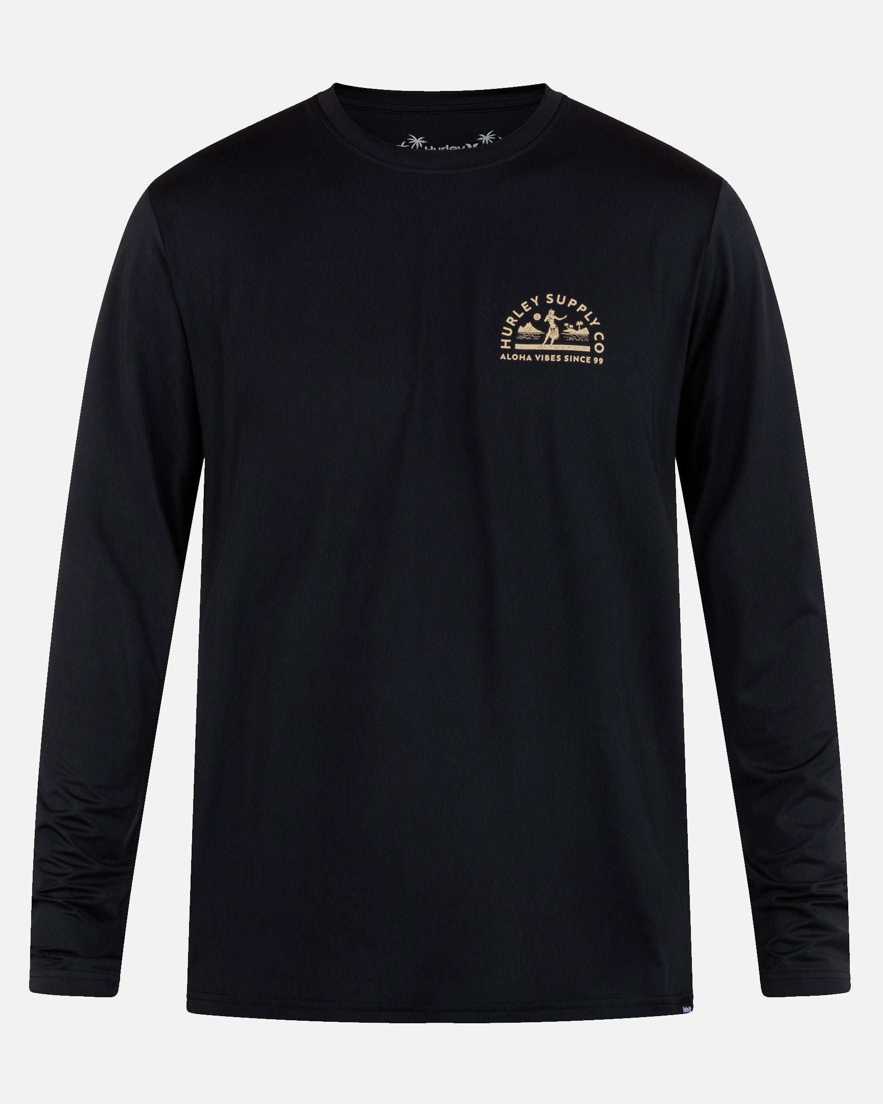 Everyday Hybrid Upf Long Sleeve in Black, Size 2XL 845520439264
