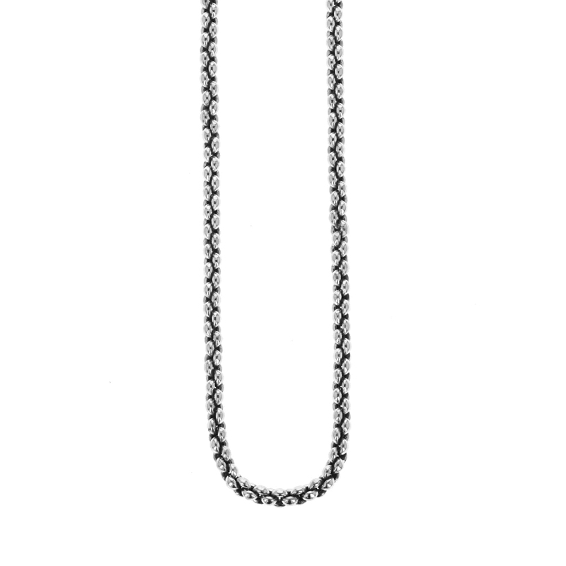 King Baby Small Infinity Link Sterling Silver Chain Necklace | 6.6mm | 24 Inches 846886004837