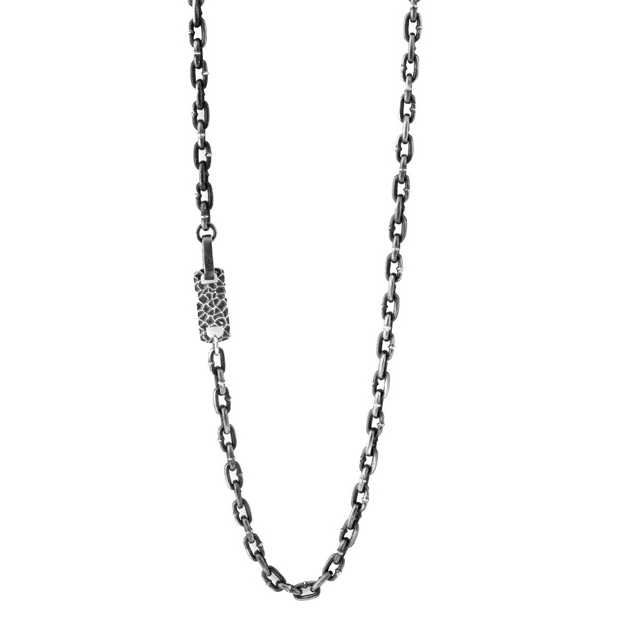 King Baby Boat Link and Lobster Clasp Sterling Silver Necklace | 24 Inches 846886020424