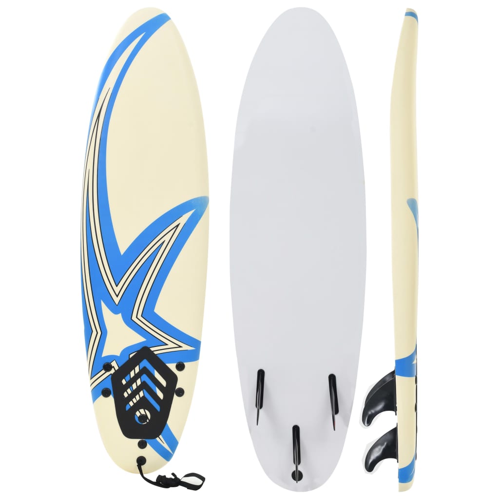 vidaXL Surfboard 66.9" Star 8718475704089