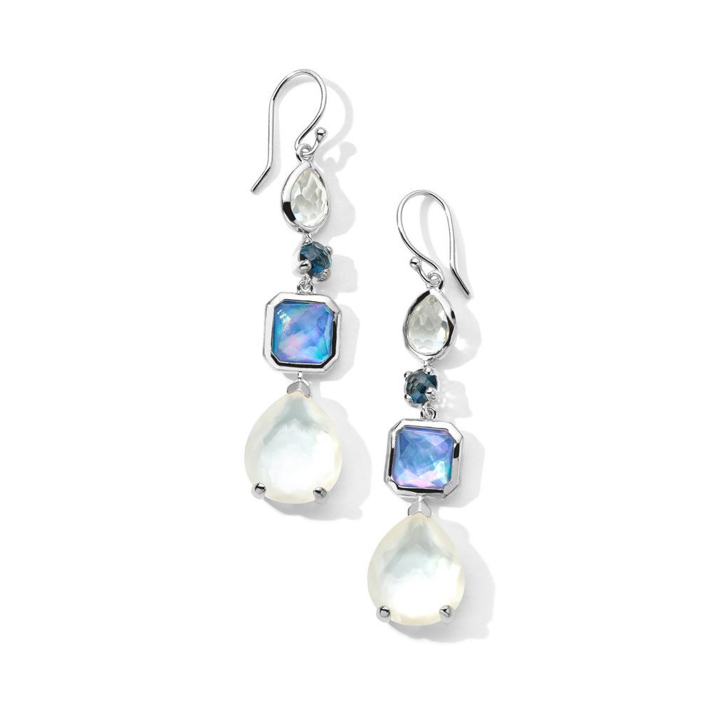 IPPOLITA Multi-Stone Sterling Silver Drop Earrings in Corsica - ROCK CANDY 886969561383