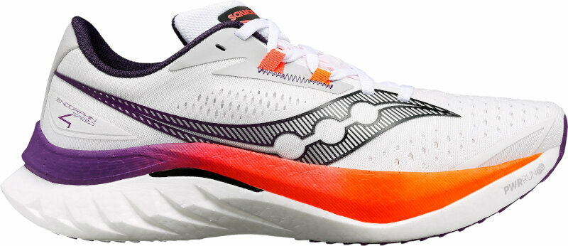 Saucony Endorphin Speed 4 Mens Shoes White/Viziorange 42 Chaussures de course sur route 195019912953