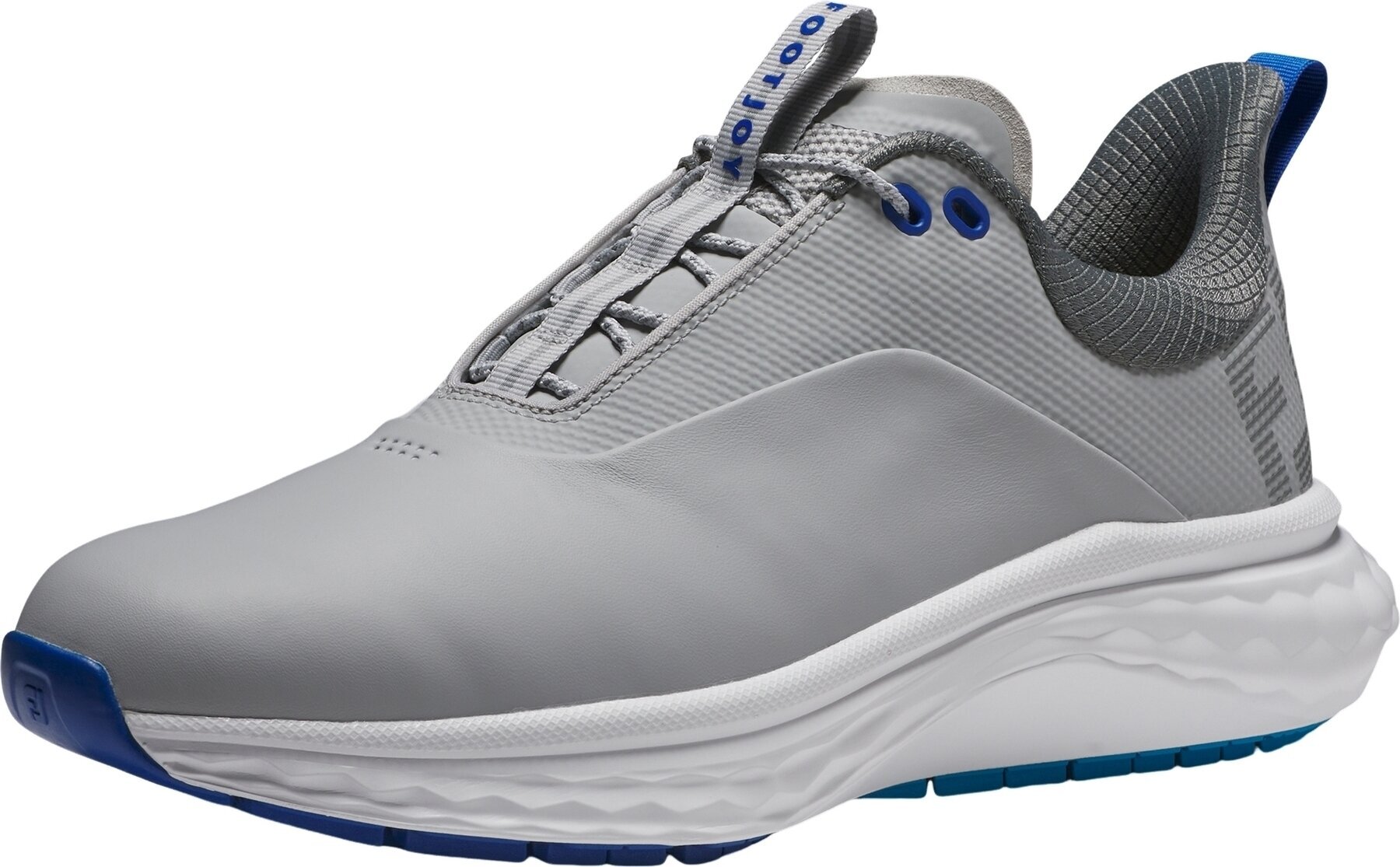 Footjoy Quantum Grey/White/Blue 42 Chaussures de golf pour hommes 196665565692