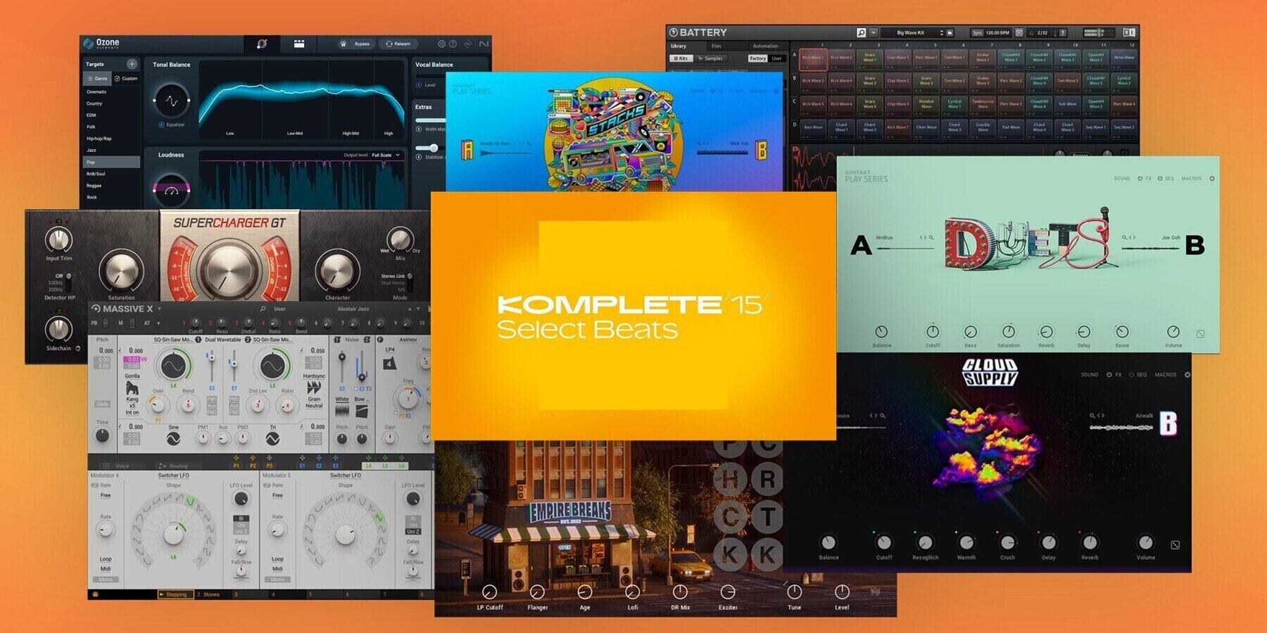 Native Instruments Komplete 15 Select Beats (Produit numérique) 