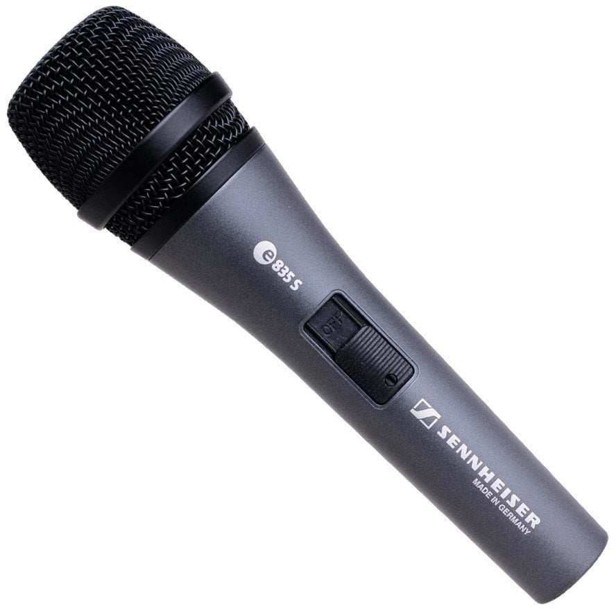 Sennheiser E 835-S Microphone de chant dynamique 4006087045145