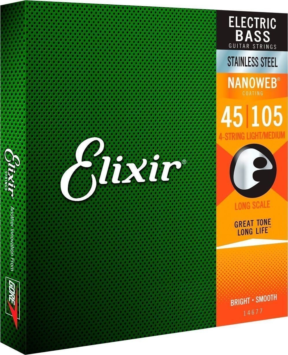 Elixir 14677 Nanoweb Cordes de basses 733132146772