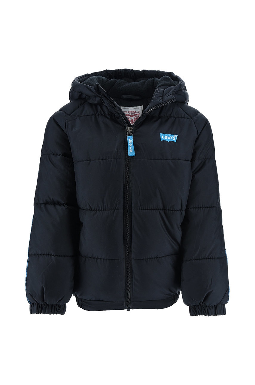Dětská bunda Levi's černá barva