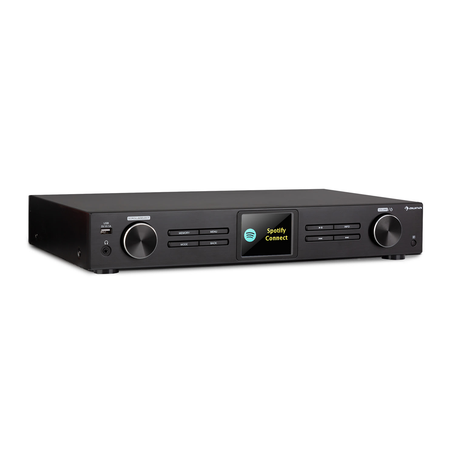 Auna iTuner 320 BT digitaler HiFi-Tuner Spotify Connect BT App-Control