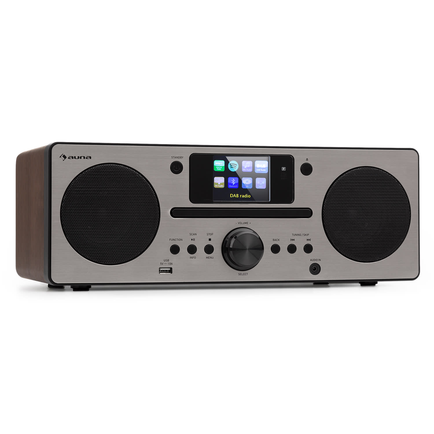 Auna Harvard Kompaktanlage Internet-/DAB+/UKW-Radio CD-Player Bluetooth
