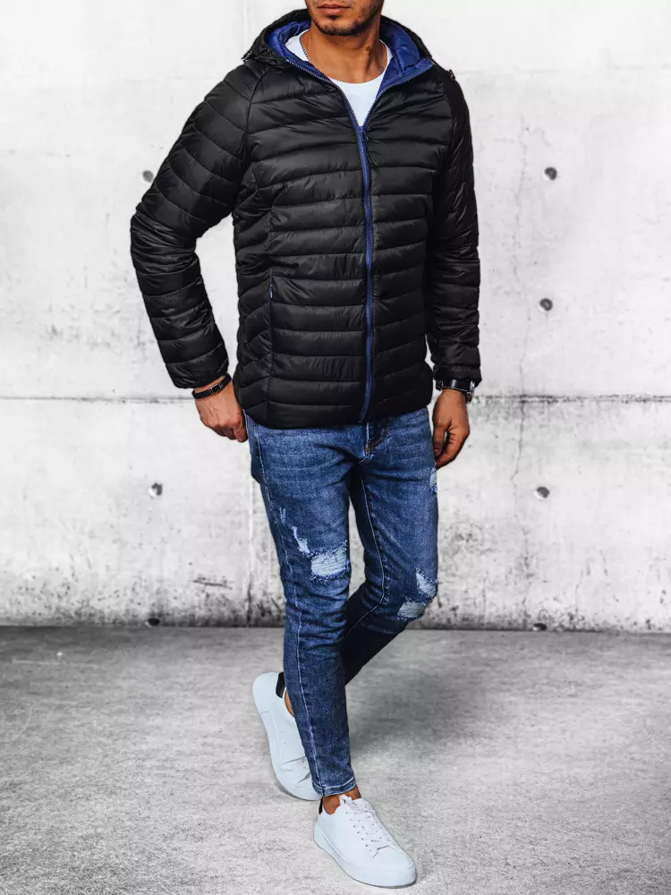 Men's Transitional Black Quilted Dstreet Jacket