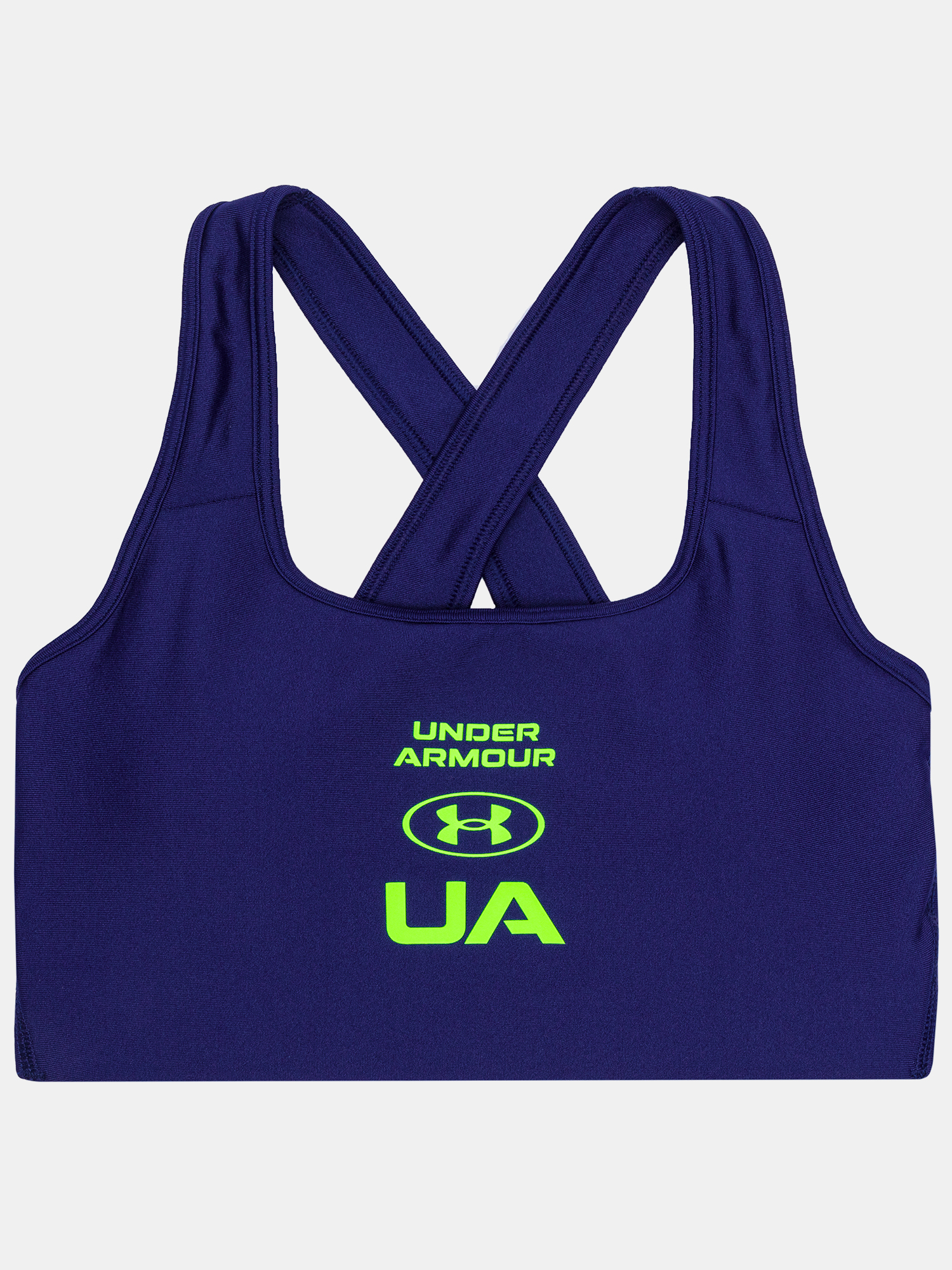 Under Armour Compression Bra Crossback Graphic-BLU - Women