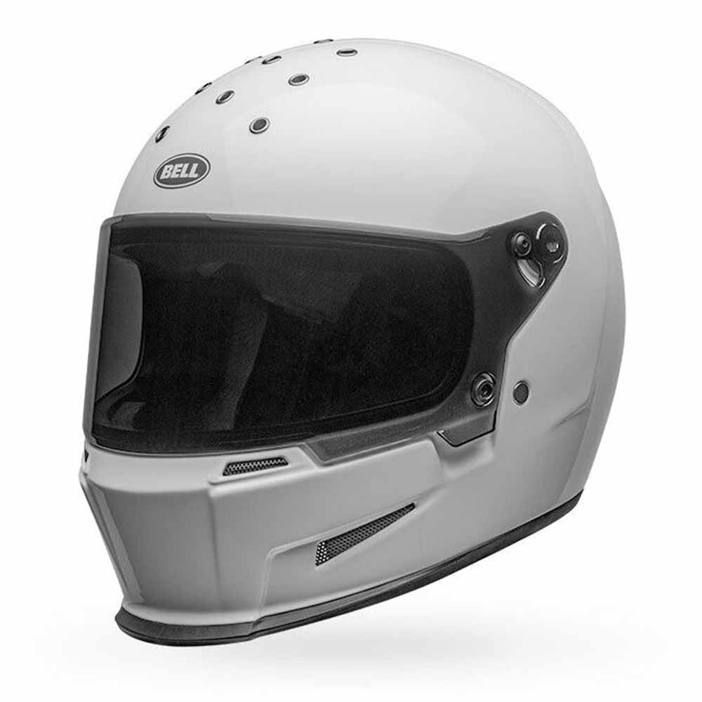 Bell Eliminator White Full Face Helmet Größe M