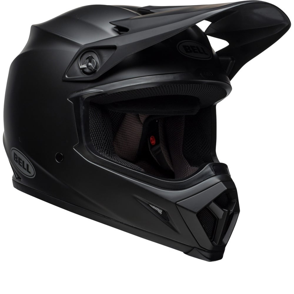 Bell MX-9 MIPS Solid Matt Schwarz ECE 22.06 Crosshelm Größe S