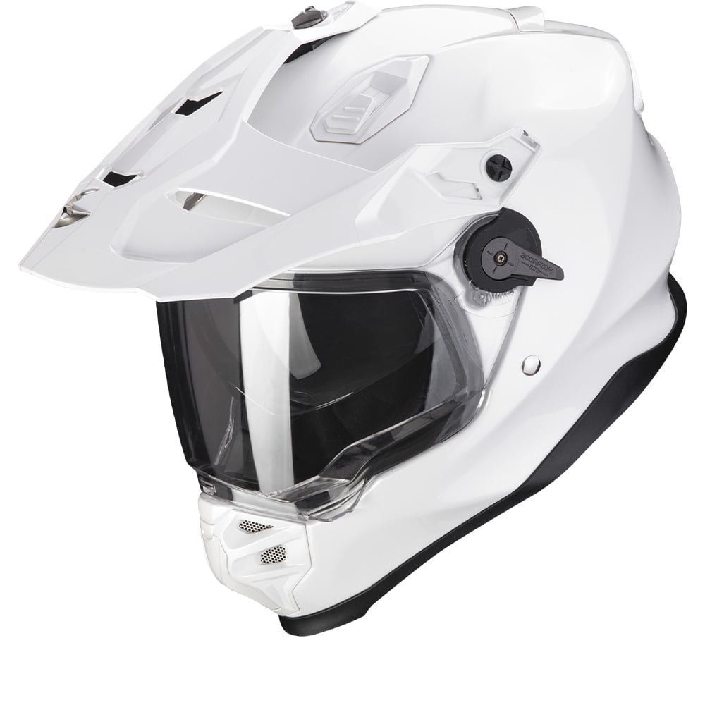 Scorpion ADF-9000 Air Solid Pearl Weiß Endurohelm Größe M