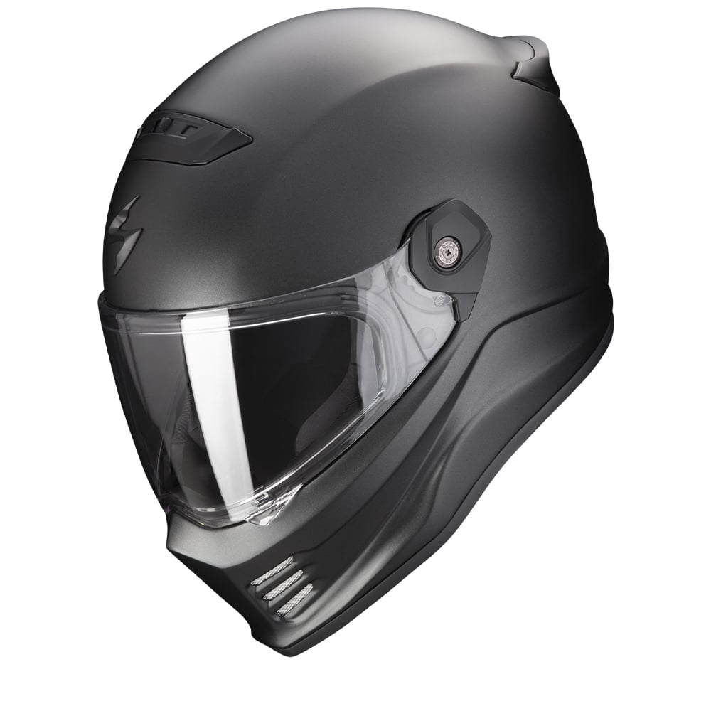 Scorpion Covert FX Solid Matt Schwarz Integralhelm Größe XS