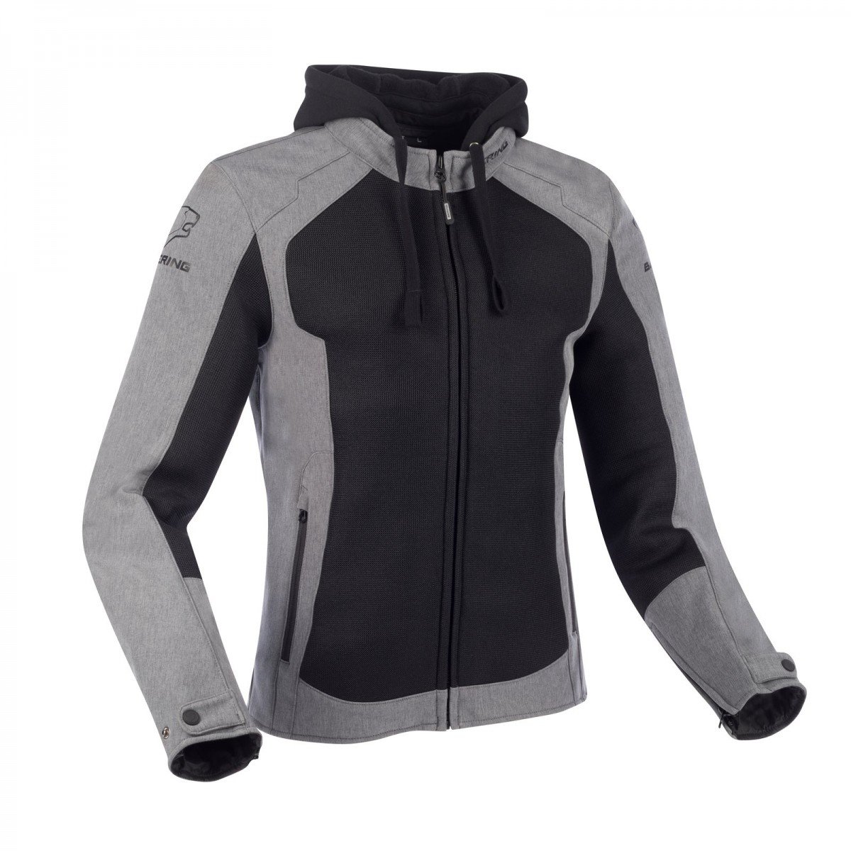 Bering Zenith Schwarz Grau Jacke Größe XL