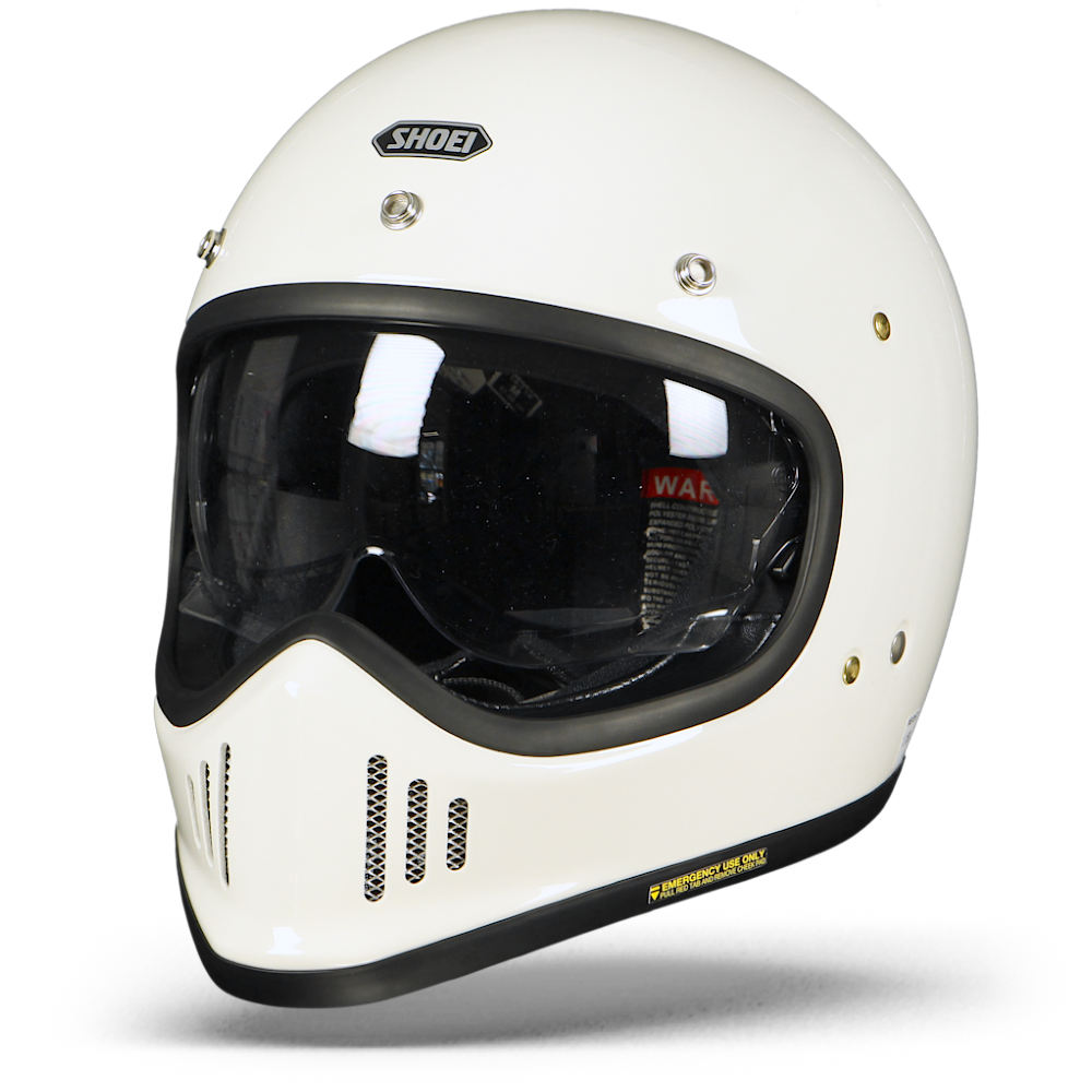 Shoei Ex-Zero Off Weiß Crosshelm Größe S